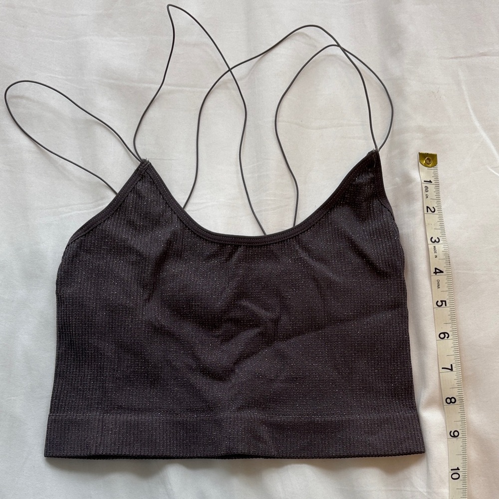 Urban Outfitters Charcoal Crop Top